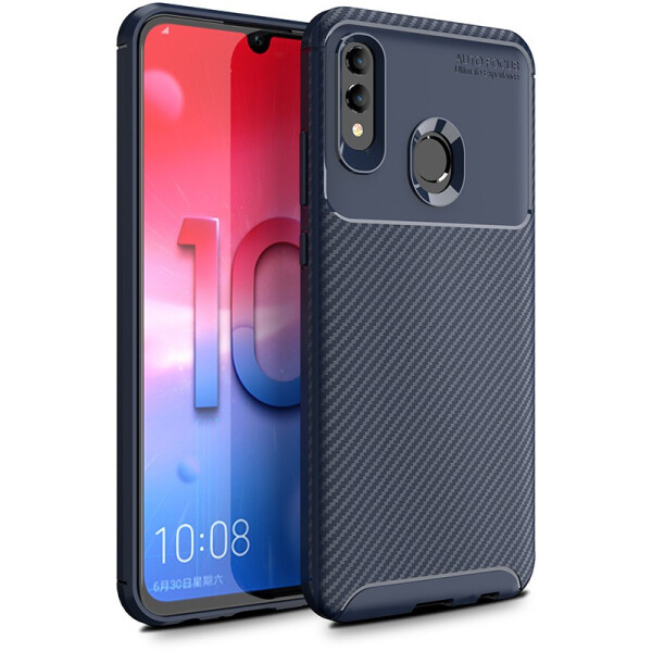 

Чехол-накладка Ipaky Carbon Fiber Series/Soft TPU Case Huawei P Smart 2019 Blue