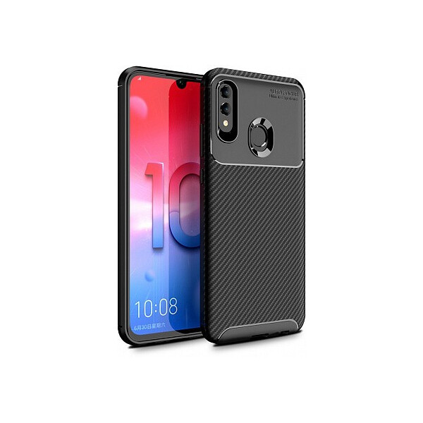 

Чехол-накладка Ipaky Carbon Fiber Series/Soft TPU Case Huawei P Smart 2019 Black'