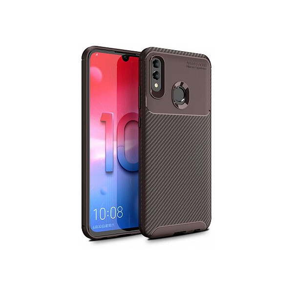 

Чехол-накладка Ipaky Carbon Fiber Series/Soft TPU Case Huawei P Smart 2019 Brown'