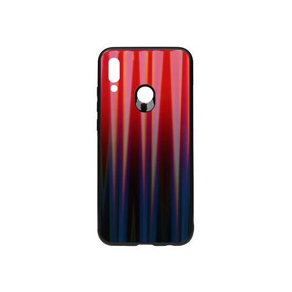 

Чехол-накладка TOTO Aurora Print Glass Case Huawei P Smart 2019 Red'
