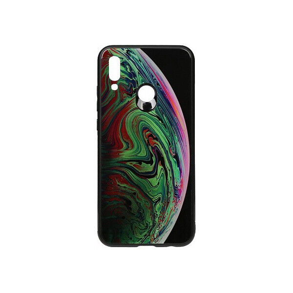 

Чехол-накладка TOTO Print Glass Space Case Huawei P Smart 2019 Green'