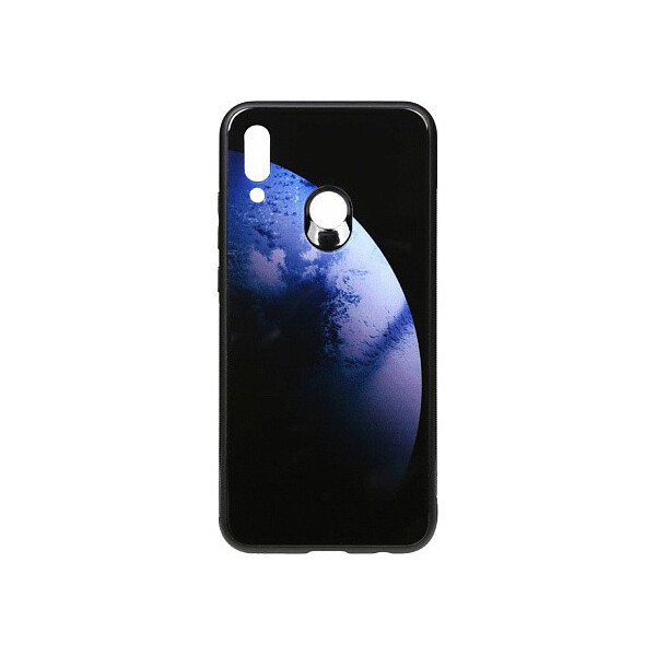 

Чехол-накладка TOTO Print Glass Space Case Huawei P Smart 2019 Dark Blue'