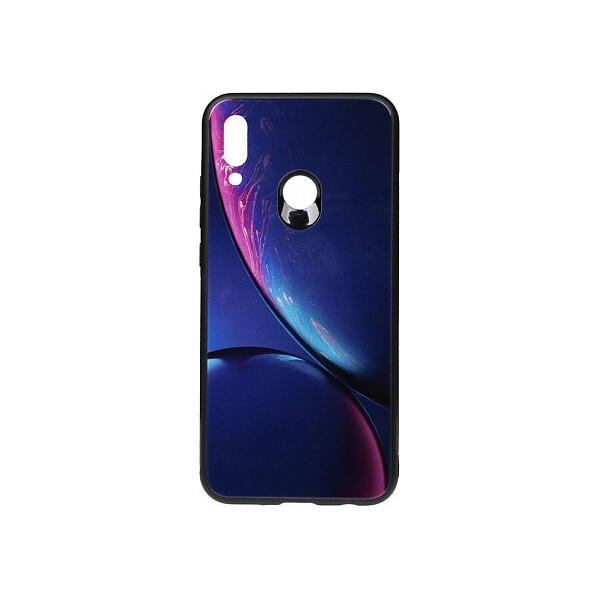 

Чехол-накладка TOTO Print Glass Space Case Huawei P Smart 2019 Blue'