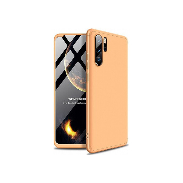 

Чехол-накладка GKK 3 in 1 Hard PC Case Huawei P30 Pro Gold'