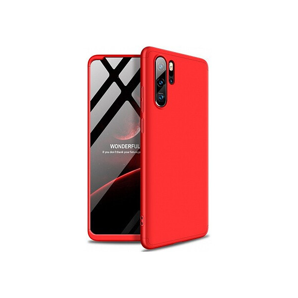 

Чехол-накладка GKK 3 in 1 Hard PC Case Huawei P30 Pro Red'