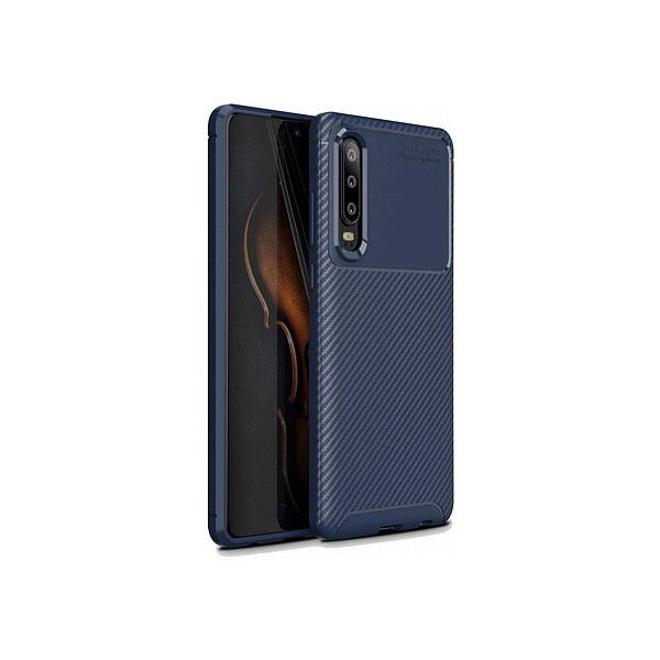 

Чехол-накладка Ipaky Carbon Fiber Series/Soft TPU Case Huawei P30 Blue'