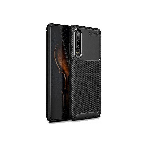 

Чехол-накладка Ipaky Carbon Fiber Series/Soft TPU Case Huawei P30 Black'