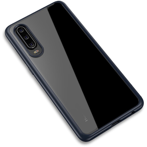 

Чехол-накладка Ipaky Bright Series/TPU frame With Clear PC Case Huawei P30 Blue