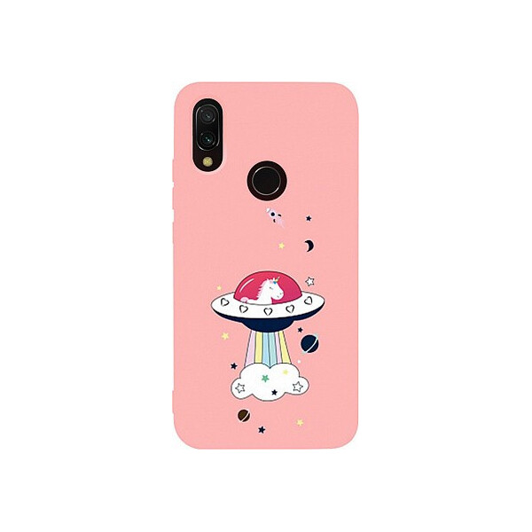 

Чехол-накладка TOTO Matt TPU 2mm Print Case Xiaomi Redmi 7 #17 Ufo Pink'