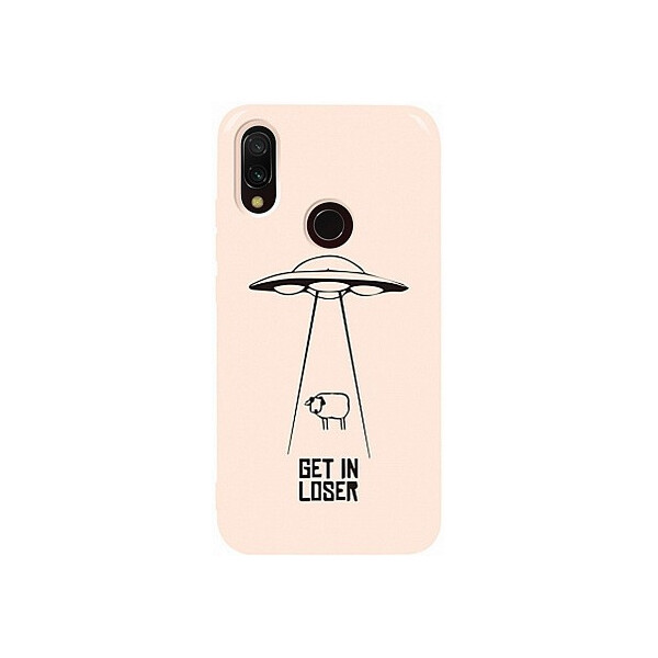 

Чехол-накладка TOTO Pure TPU 2mm Print Case Xiaomi Redmi 7 #70 Get Loser Sand pink'