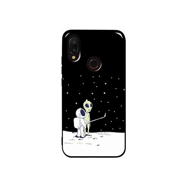 

Чехол-накладка TOTO Pure TPU 2mm Print Case Xiaomi Redmi 7 #40 Ufo Moon Black'
