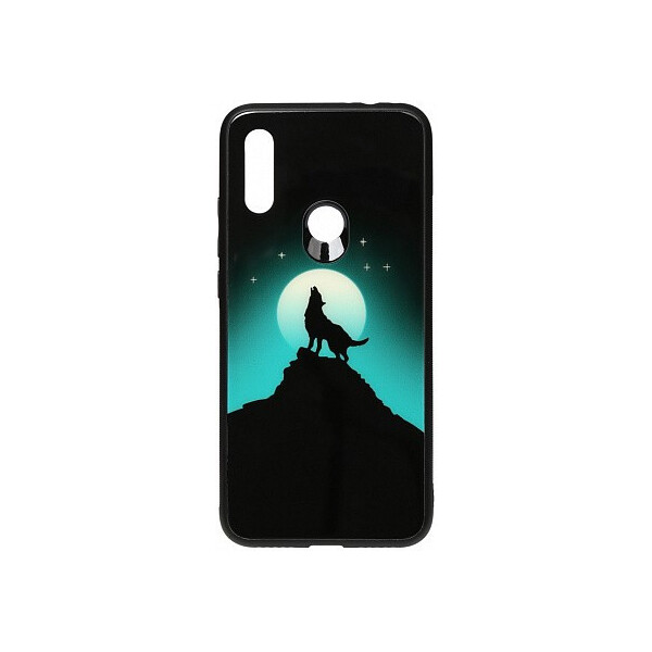 

Чехол-накладка TOTO Night Light Print Glass Case Xiaomi Redmi 7 Howling Wolf'