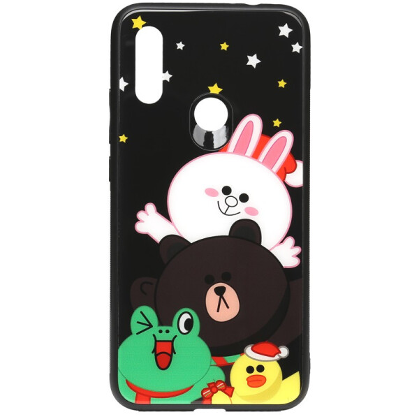 

Чехол-накладка TOTO Cartoon Print Glass Case Xiaomi Redmi 7 Line friends all about