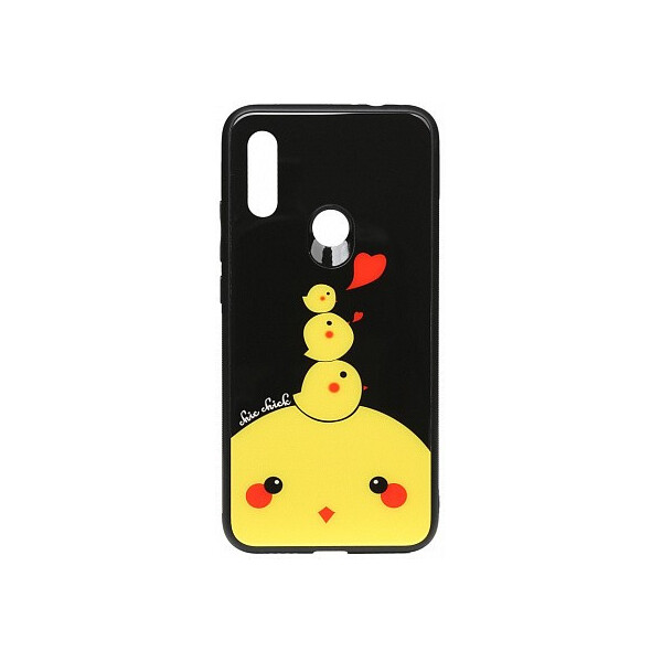 

Чехол-накладка TOTO Cartoon Print Glass Case Xiaomi Redmi 7 Chicken Chick'