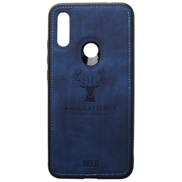 

Чехол-накладка TOTO Deer Shell With Leather Effect Case Xiaomi Redmi 7 Dark Blue