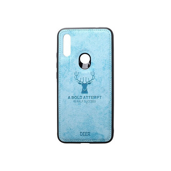 

Чехол-накладка TOTO Deer Shell With Leather Effect Case Xiaomi Redmi 7 Blue'