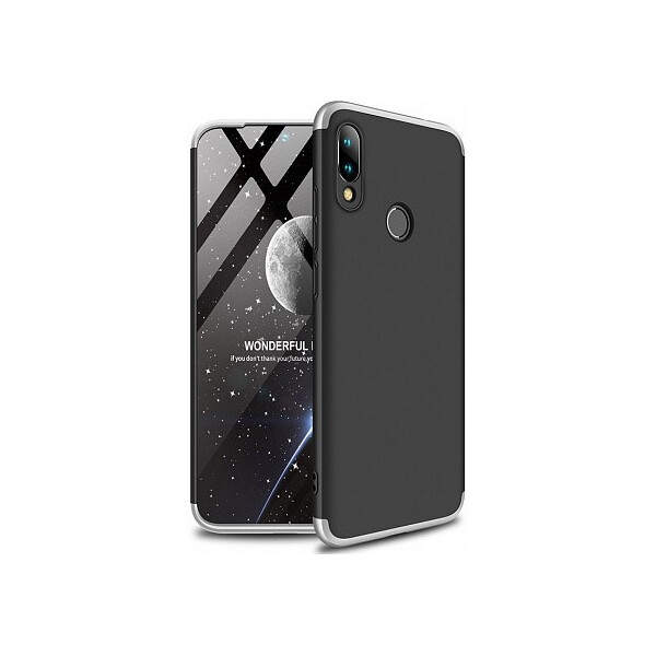 

Чехол-накладка GKK 3 in 1 Hard PC Case Xiaomi Redmi 7 Silver/Black'