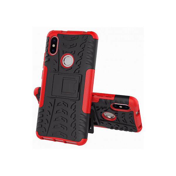 

Чехол-накладка TOTO Dazzle Kickstand 2 in 1 Case Xiaomi Redmi S2 Red'