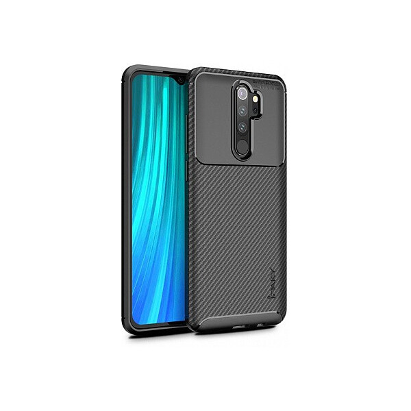 

Чехол-накладка Ipaky Carbon Fiber Series/Soft TPU Case Xiaomi Redmi Note 8 Pro Black'