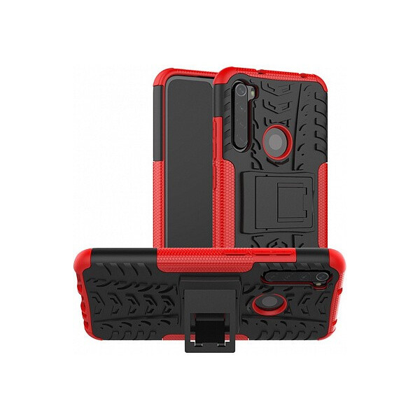 

Чехол-накладка TOTO Dazzle Kickstand 2 in 1 Case Xiaomi Redmi Note 8 Red'