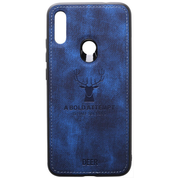

Чехол-накладка TOTO Deer Shell With Leather Effect Case Xiaomi Redmi Note 7 Dark Blue
