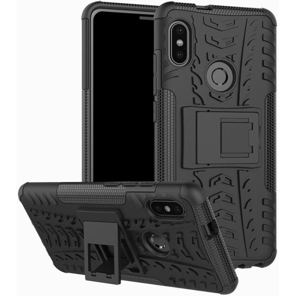 

Чехол-накладка TOTO Dazzle Kickstand 2 in 1 Case Xiaomi Redmi Note 5 Black