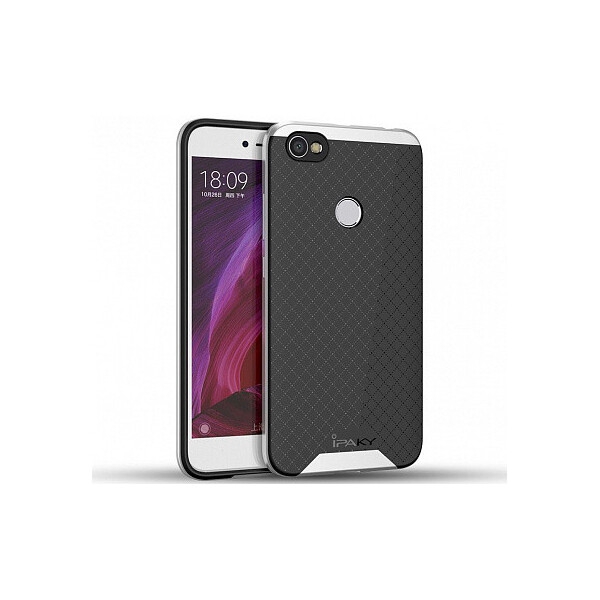 

Чехол-накладка Ipaky Bumblebee Series/PC Frame With TPU Case Xiaomi Redmi Note 5A Prime Silver'