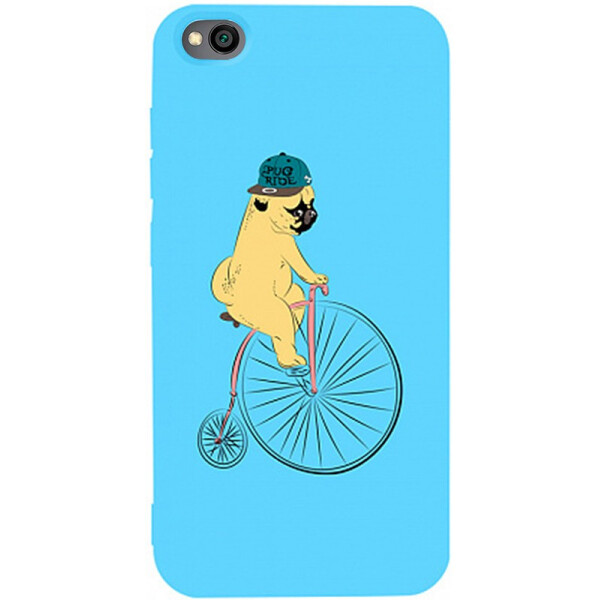 

Чехол-накладка TOTO Matt TPU 2mm Print Case Xiaomi Redmi Go #10 Dog Ride Sky Blue