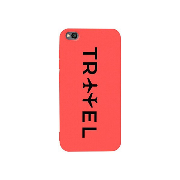 

Чехол-накладка TOTO Matt TPU 2mm Print Case Xiaomi Redmi Go #45 Travel Orange'