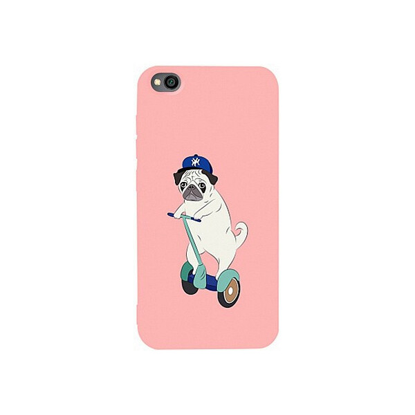 

Чехол-накладка TOTO Matt TPU 2mm Print Case Xiaomi Redmi Go #2 Dog Skate Pink'