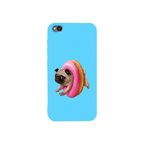 

Чехол-накладка TOTO Matt TPU 2mm Print Case Xiaomi Redmi Go #34 Dog Donat Sky Blue'
