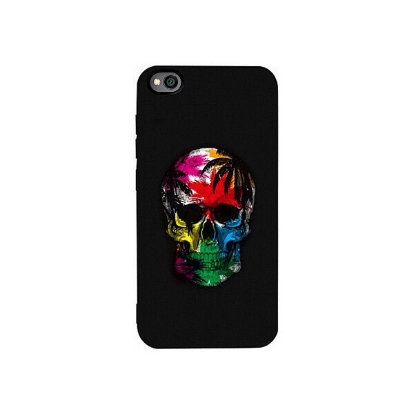 

Чехол-накладка TOTO Matt TPU 2mm Print Case Xiaomi Redmi Go #29 Skull Black'