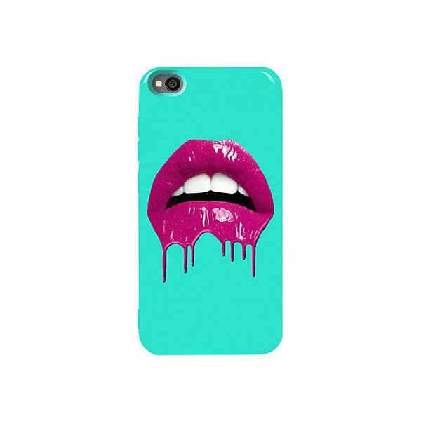 

Чехол-накладка TOTO Pure TPU 2mm Print Case Xiaomi Redmi Go #32 Lips Mint'