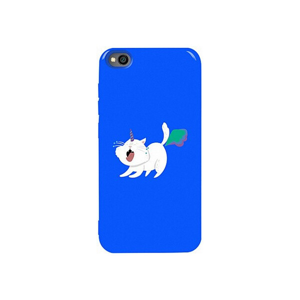 

Чехол-накладка TOTO Pure TPU 2mm Print Case Xiaomi Redmi Go #6 Cat Puk Blue'