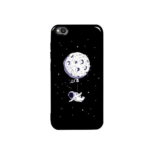 

Чехол-накладка TOTO Pure TPU 2mm Print Case Xiaomi Redmi Go #47 Space Moon Black'