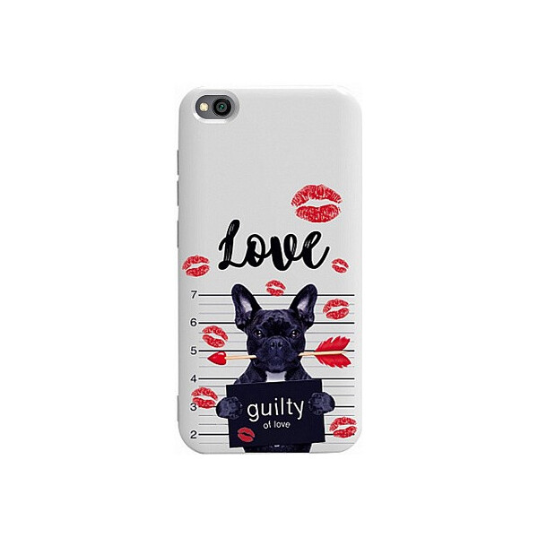 

Чехол-накладка TOTO Pure TPU 2mm Print Case Xiaomi Redmi Go #39 Dog Kiss White'