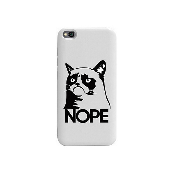 

Чехол-накладка TOTO Pure TPU 2mm Print Case Xiaomi Redmi Go #4 Cat Nope White'