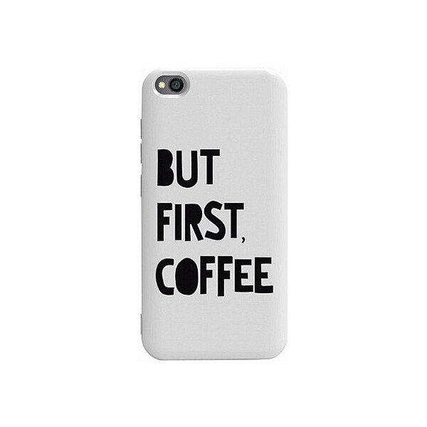

Чехол-накладка TOTO Pure TPU 2mm Print Case Xiaomi Redmi Go #41 First Coffee White'