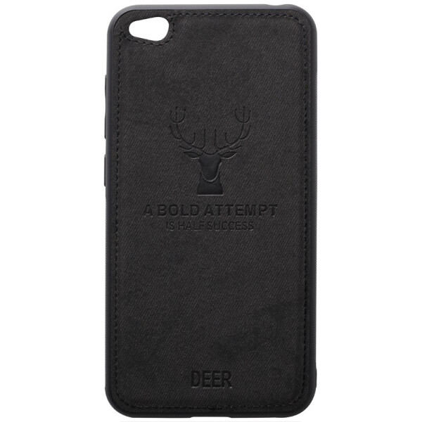 

Чехол-накладка TOTO Deer Shell With Leather Effect Case Xiaomi Redmi Go Black