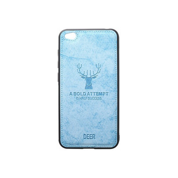 

Чехол-накладка TOTO Deer Shell With Leather Effect Case Xiaomi Redmi Go Blue'