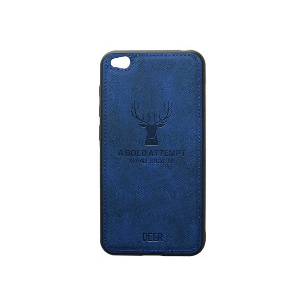 

Чехол-накладка TOTO Deer Shell With Leather Effect Case Xiaomi Redmi Go Dark Blue'