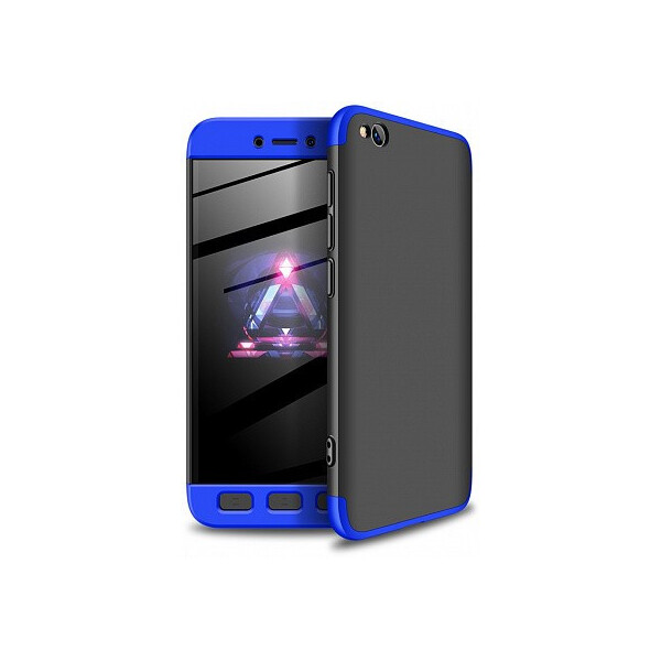 

Чехол-накладка GKK 3 in 1 Hard PC Case Xiaomi Redmi Go Blue/Black'
