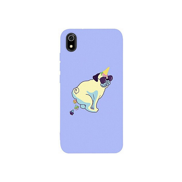 

Чехол-накладка TOTO Matt TPU 2mm Print Case Xiaomi Redmi 7A #77 Kakedog Light Purple'