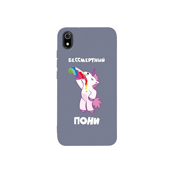

Чехол-накладка TOTO Matt TPU 2mm Print Case Xiaomi Redmi 7A #20 Unicorn Drink Lavander Grey'