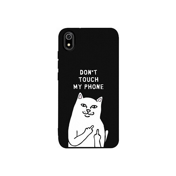 

Чехол-накладка TOTO Matt TPU 2mm Print Case Xiaomi Redmi 7A #58 Cat Dontouch Black'