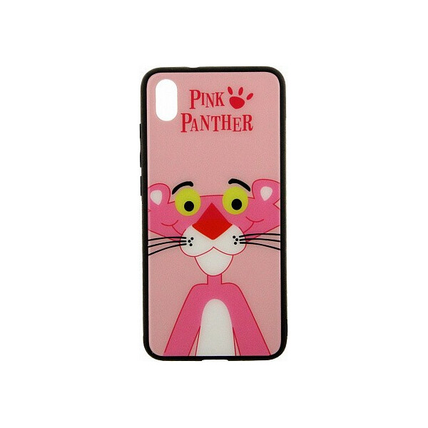 

Чехол-накладка TOTO Cartoon Print Glass Case Xiaomi Redmi 7A Pink Panther'