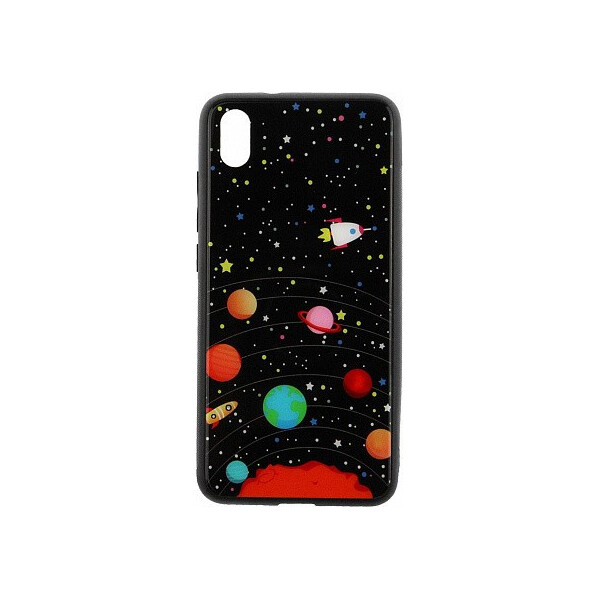 

Чехол-накладка TOTO Cartoon Print Glass Case Xiaomi Redmi 7A Planets'