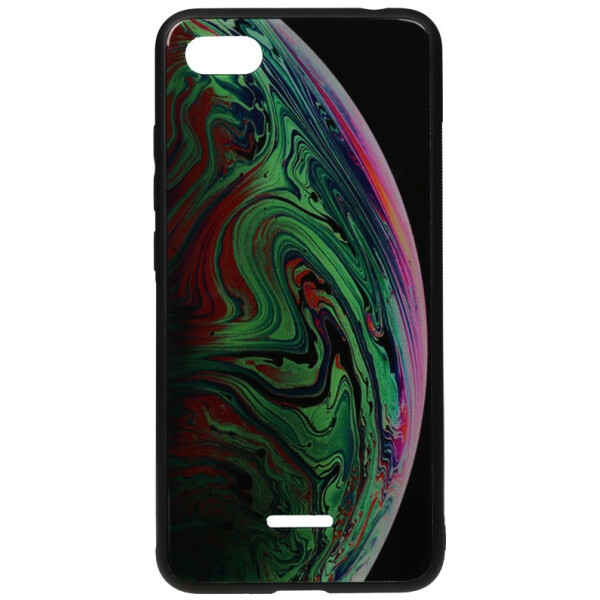

Чехол-накладка TOTO Print Glass Space Case Xiaomi Redmi 6A Green