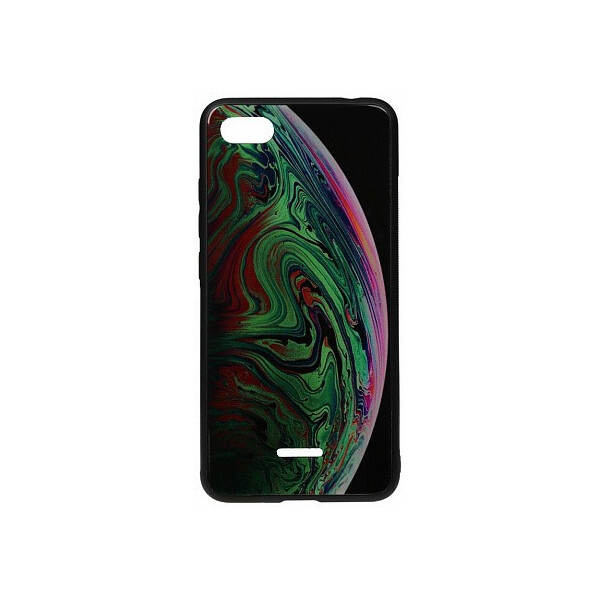 

Чехол-накладка TOTO Print Glass Space Case Xiaomi Redmi 6A Green'
