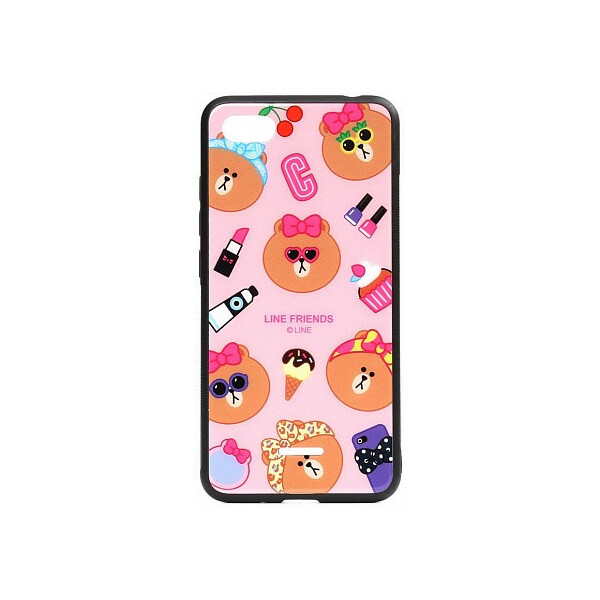 

Чехол-накладка TOTO Cartoon Print Glass Case Xiaomi Redmi 6A Line friends Linc'
